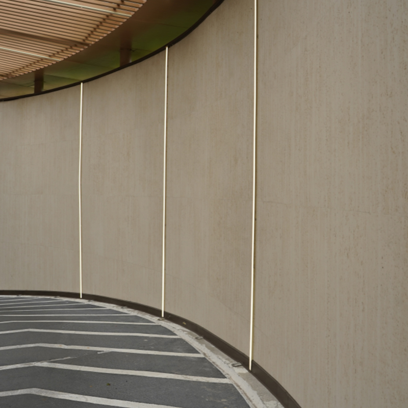 Project Showcase | Underground Garage Ramps: Solving the Hardest Corner with Flexible Stone